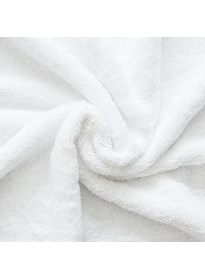 Oversized Bath Sheet, 100% Cotton 40x80 Clearance Bath Towel Sheet, Jumbo Large Bath Towel for Bathroom, White Bath Sheet - Image 4